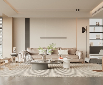 Modern A Living Room-ID:853473907