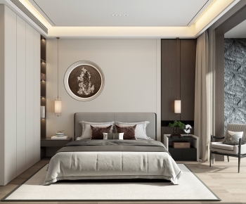 New Chinese Style Bedroom-ID:941268928