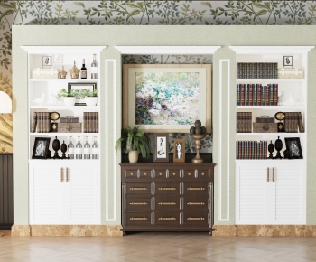 Simple European Style Decorative Cabinet-ID:796288013