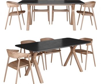 Modern Dining Table And Chairs-ID:666778098