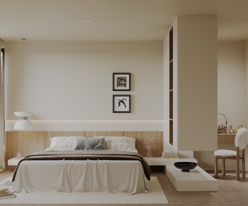 Modern Wabi-sabi Style Bedroom-ID:267177107