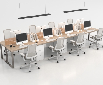 Modern Office Desk And Chair-ID:876986036