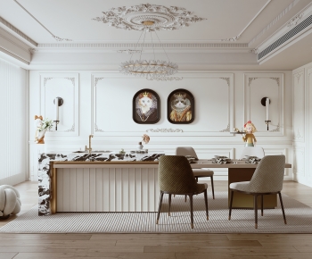 French Style Dining Room-ID:819840913