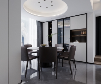 Modern Dining Room-ID:883878953