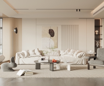Modern A Living Room-ID:418710955
