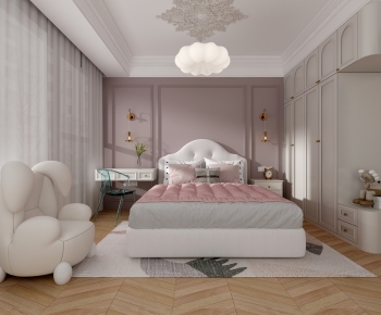 French Style Girl's Room Daughter's Room-ID:471150993
