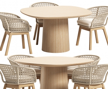 Modern Dining Table And Chairs-ID:376308922