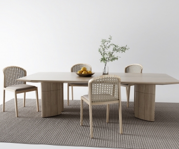 Nordic Style Dining Table And Chairs-ID:216614968