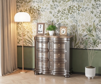 American Style Side Cabinet/Entrance Cabinet-ID:187609211