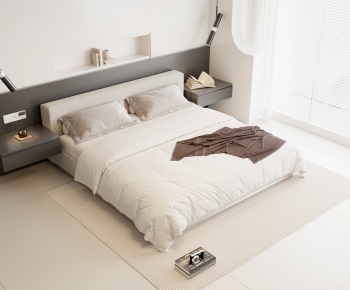 Modern Double Bed-ID:328238014