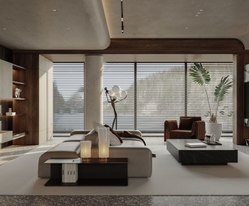 Modern A Living Room-ID:460405111