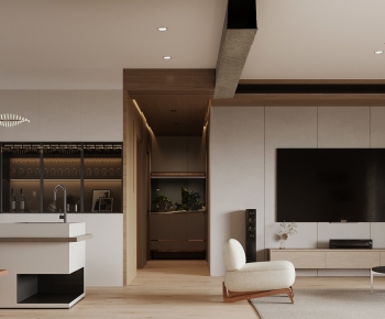 Wabi-sabi Style A Living Room-ID:914452081