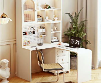 Modern Computer Desk And Chair-ID:339364055