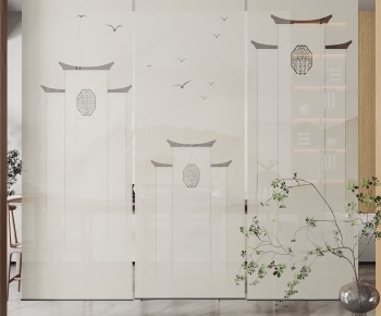 New Chinese Style Door Curtain-ID:235778091
