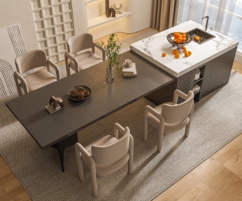 Modern Dining Table And Chairs-ID:703015098