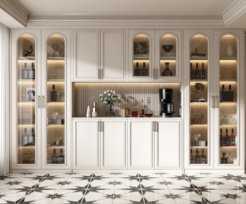 French Style Wine Cabinet-ID:570743082