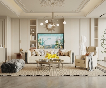 American Style A Living Room-ID:376520255