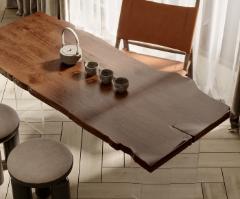 Wabi-sabi Style Tea Tables And Chairs-ID:363146079