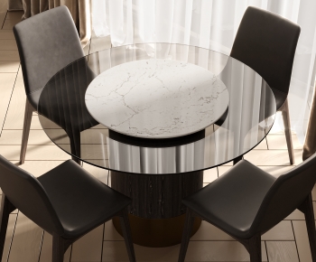 Modern Dining Table And Chairs-ID:668155919