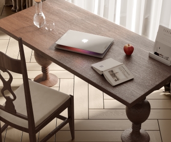 Modern Computer Desk And Chair-ID:334552054