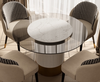 Modern Dining Table And Chairs-ID:786017897