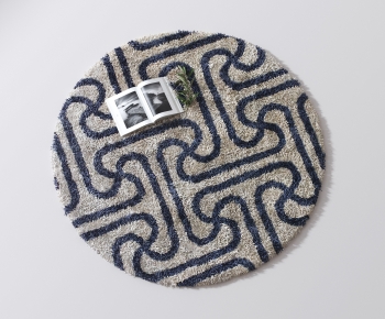 Modern Circular Carpet-ID:566443925