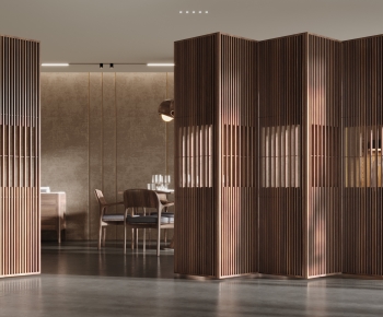 New Chinese Style Wooden Screen Partition-ID:501735938
