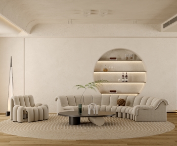 Wabi-sabi Style A Living Room-ID:519258029