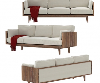 Nordic Style Three-seat Sofa-ID:427195072