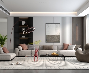 Modern A Living Room-ID:322033889