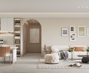 Modern A Living Room-ID:951245079