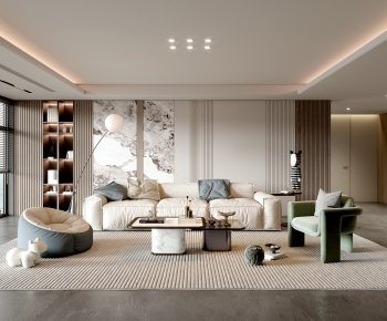 Modern A Living Room-ID:655065061