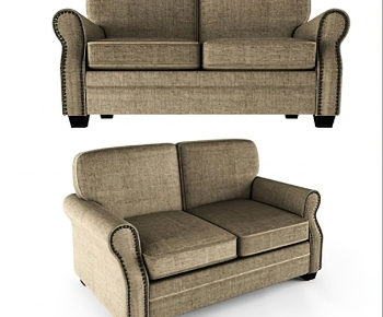 Simple European Style A Sofa For Two-ID:617769965