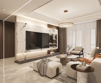 Modern A Living Room-ID:966999053