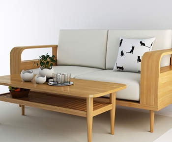 Nordic Style A Sofa For Two-ID:356293921