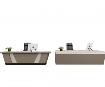 Modern Office Desk And Chair-ID:852220183