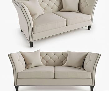 Simple European Style A Sofa For Two-ID:837506067