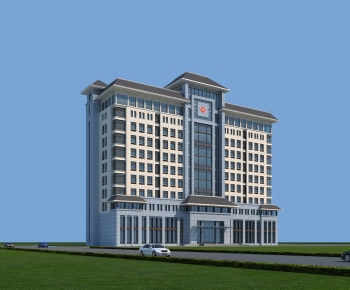 Modern Appearance Of Commercial Building-ID:426619059