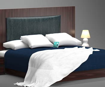 Modern Double Bed-ID:906133893