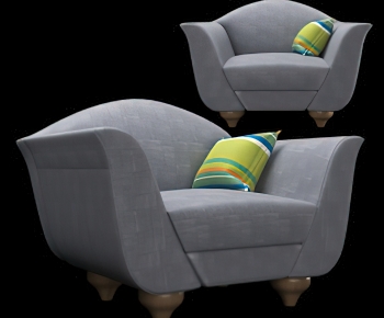 Simple European Style Single Sofa-ID:974721916
