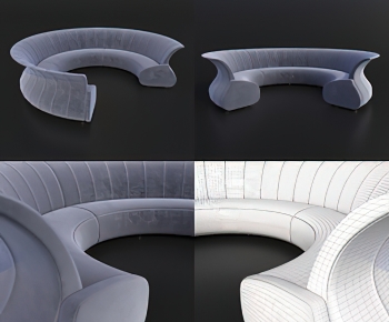 Modern Curved Sofa-ID:351470957