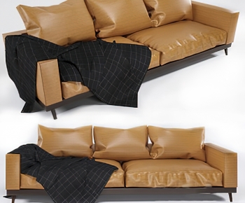 Modern Three-seat Sofa-ID:369908092