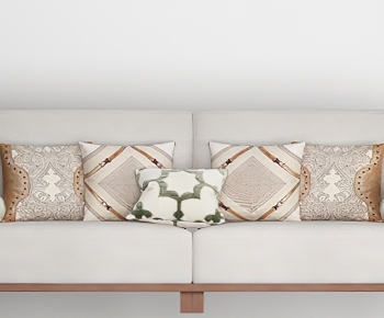 New Chinese Style A Sofa For Two-ID:503216983