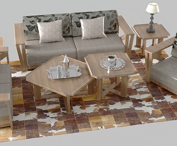 Nordic Style Sofa Combination-ID:450469021