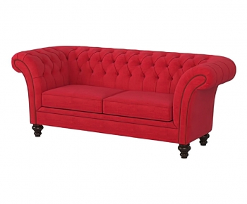 Simple European Style A Sofa For Two-ID:461555002