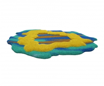 现代儿童毛绒造型地毯-ID:139879949