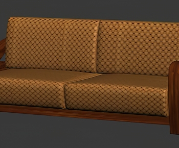 New Chinese Style A Sofa For Two-ID:606610063