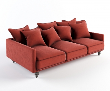 Simple European Style Three-seat Sofa-ID:513956072