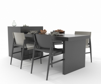 Modern Dining Table And Chairs-ID:498514891