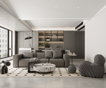 Modern A Living Room-ID:239830977